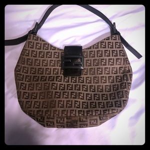 FENDI PRE-OWNED Zucca Pattern shoulder bag